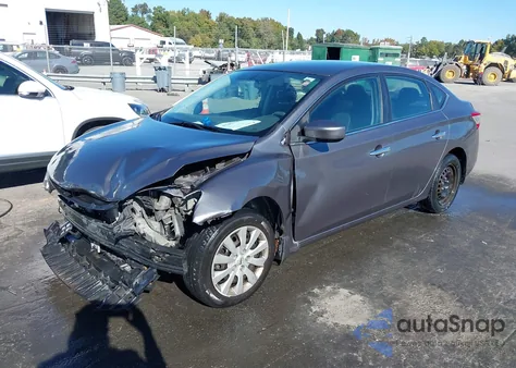 2015 Nissan Sentra S from USA, damaged, VIN 3N1AB7AP9FY224551